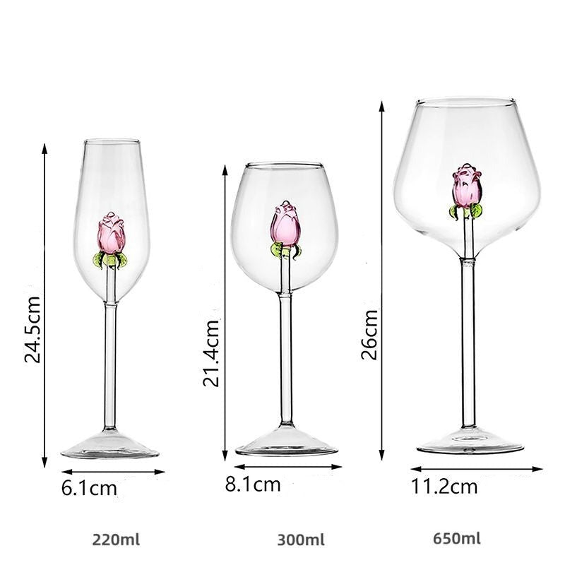 RoseVin Wine and Champagne Glasses